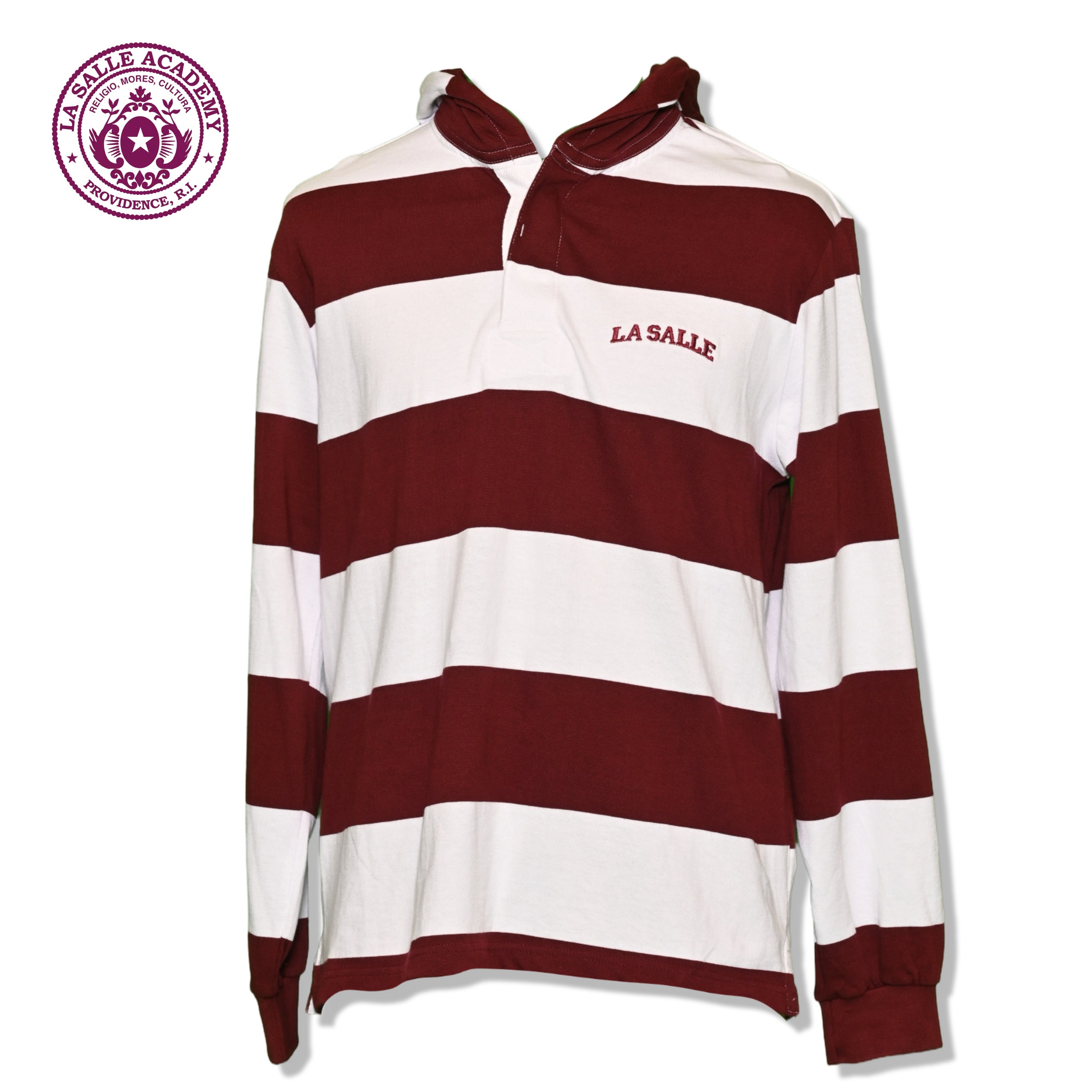 Hooded rugby shirt discount